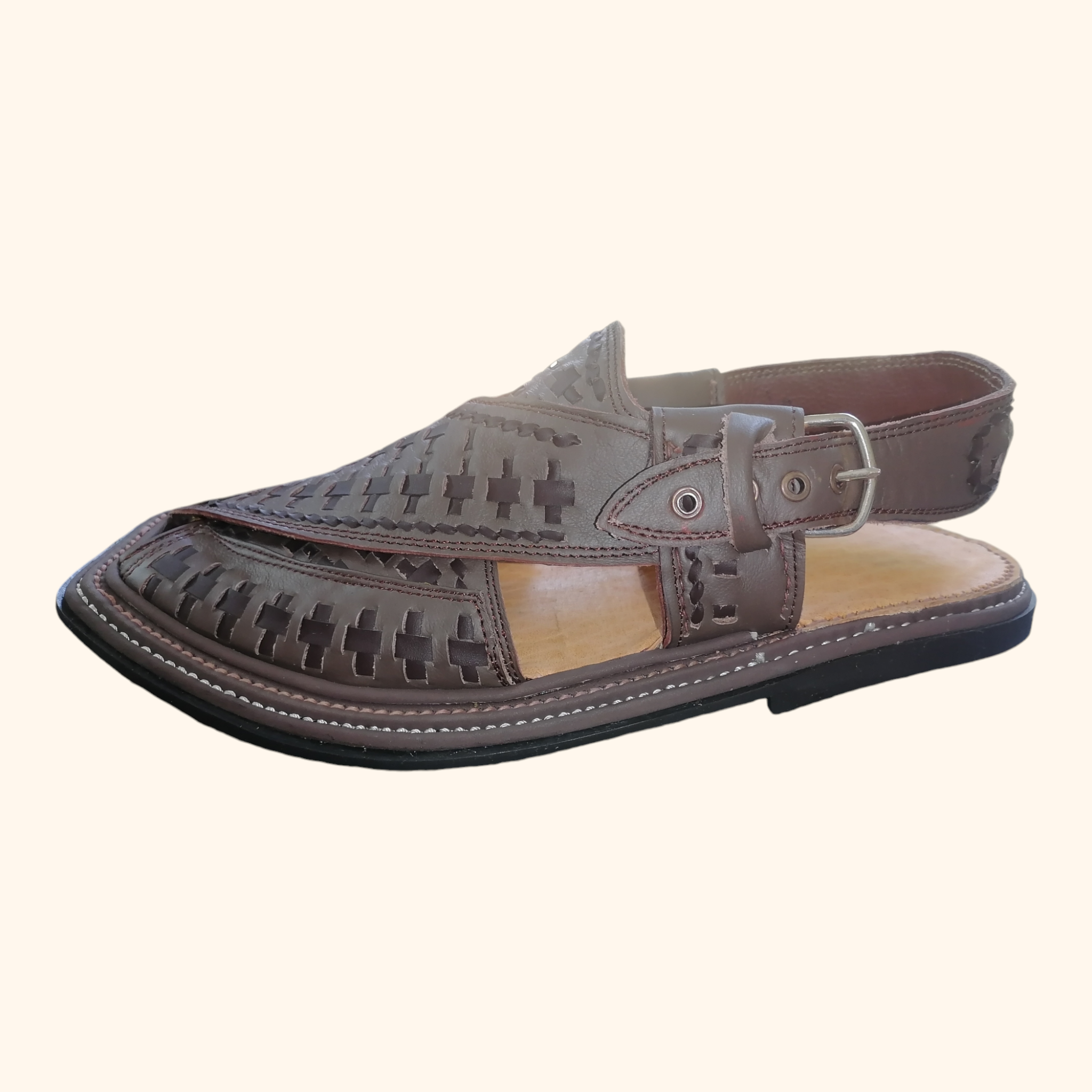 Traditional Charsadda Brown  Chappal