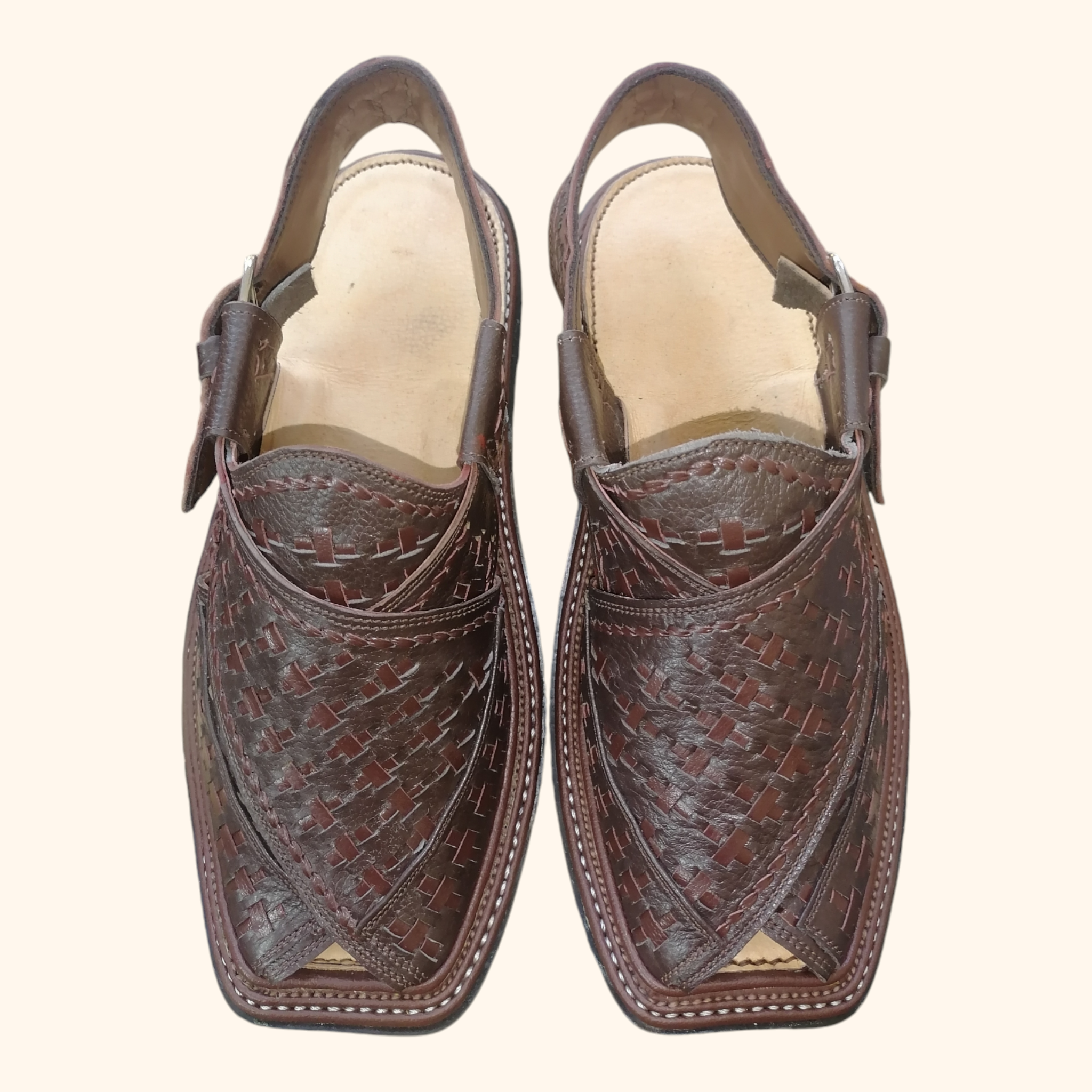 Traditional Charsadda Brown  Chappal