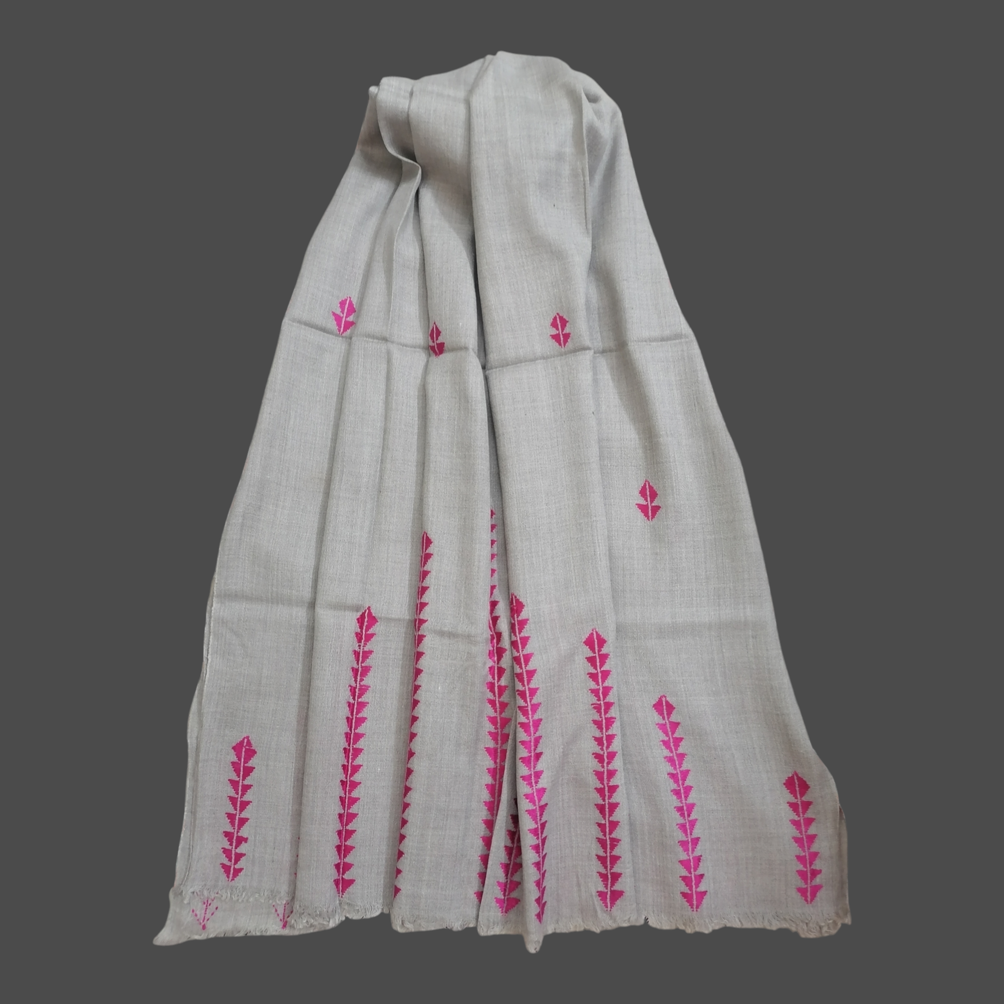 Swati Work Hand Embroidered Woolen Shawls