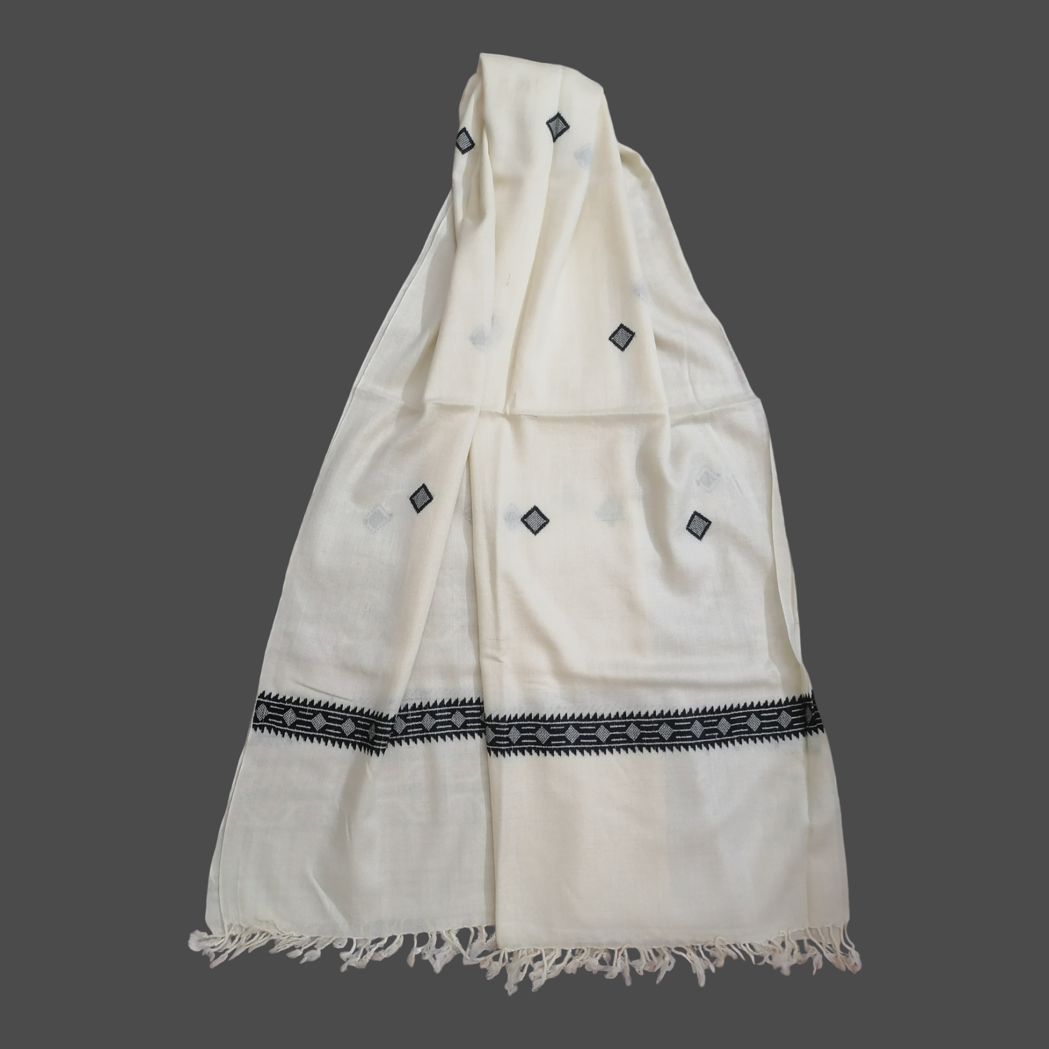 Swati Work Hand Embroidered Woolen Shawls