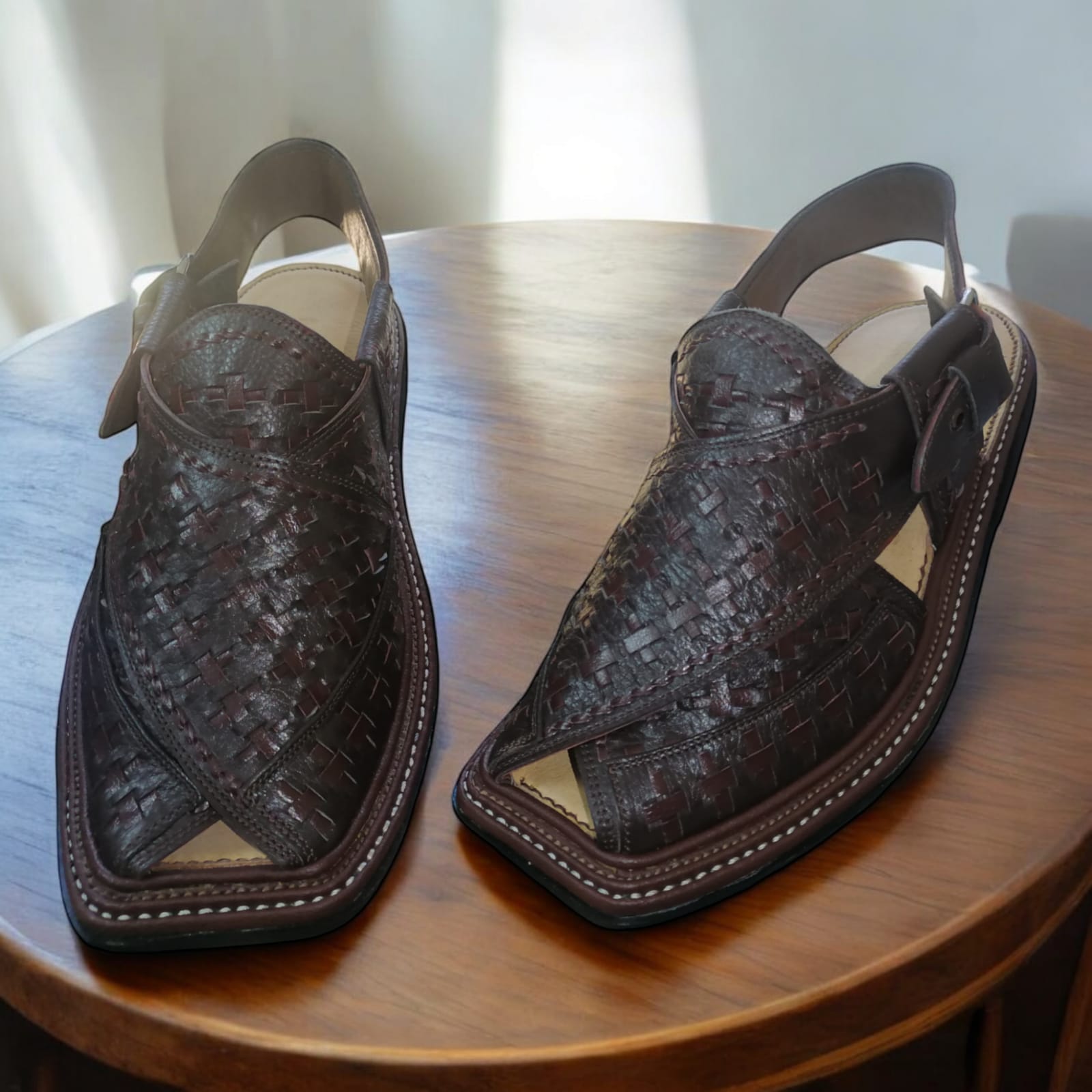 Traditional Charsadda Brown  Chappal